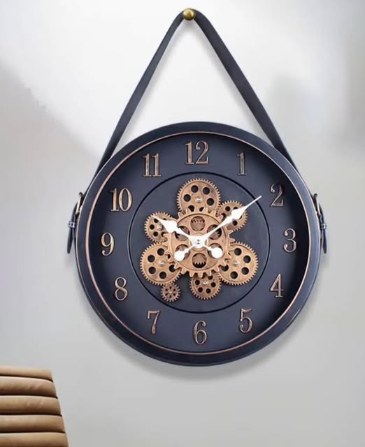 839741885_1147596944499436_3376824779567673806_n Vintage gear wall clock - Image 1