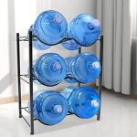 6 tier water bottle holder rack